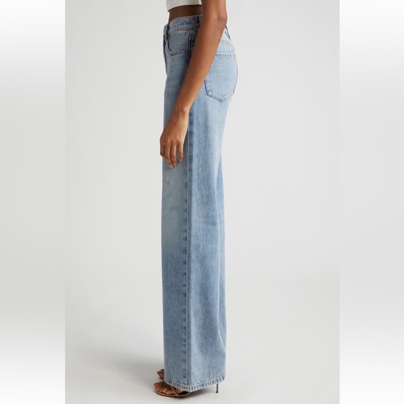 Alice + Olivia Weezy Wide Leg High Rise Jeans - Picture 3 of 12
